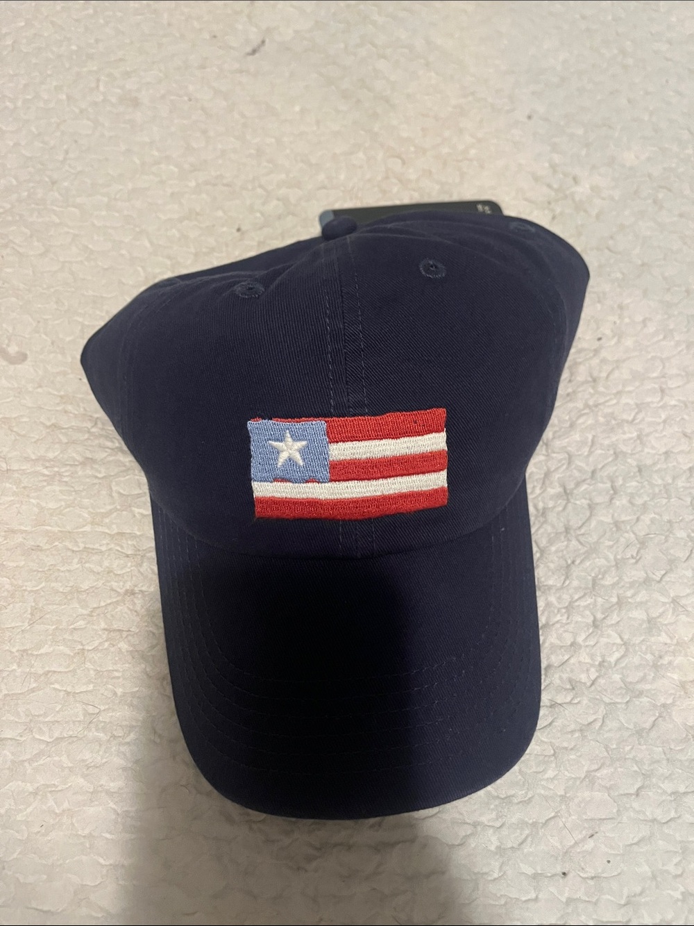 NWT Life is Good Navy Flag Baseball Cap